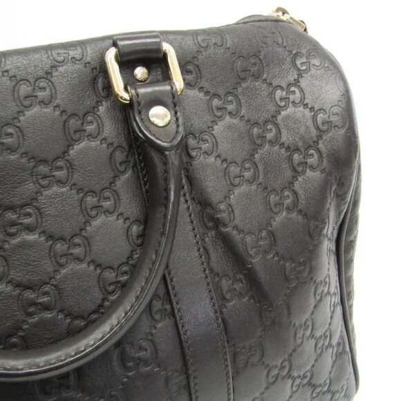 Gucci Guccissima Women's Leather Handbag Dark Brown 592-020125 - Picture 4 of 10